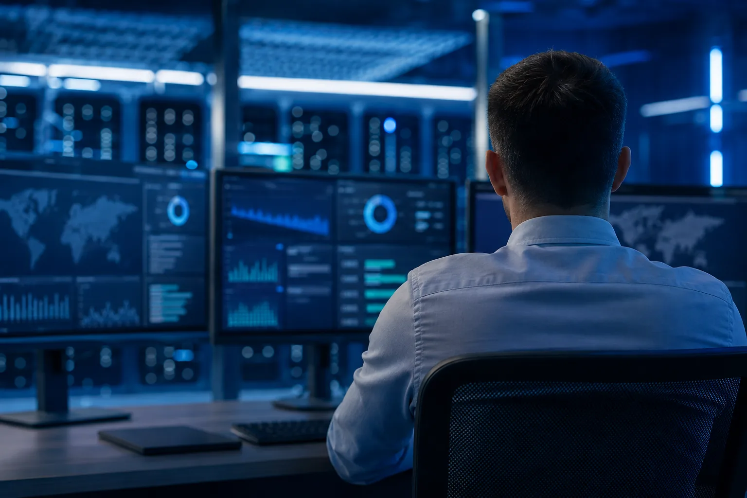 Servicio administrado y monitoreo profesional de TI