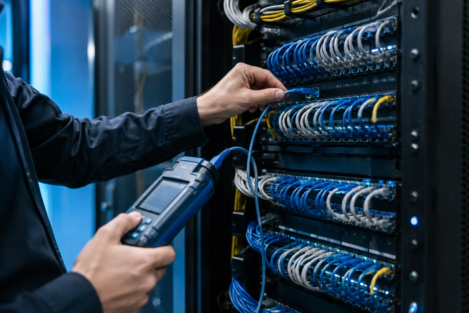 Professional enterprise networking installation
